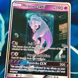 Mewtwo GX - 78/73 - Secret Rare Shining Legends - Pokemon Card - MP - Image 3