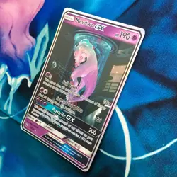 Mewtwo GX - 78/73 - Secret Rare Shining Legends - Pokemon Card - MP - Image 5