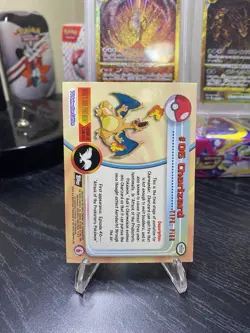 Topps 1999 Charizard Trading Card Pokemon Holo TCG + Topps 1999 Pikachu Holo - Image 2