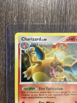 Pokemon TCG Charizard LV.60 Platinum Arceus Holo Rare Card 1/99 - Image 3