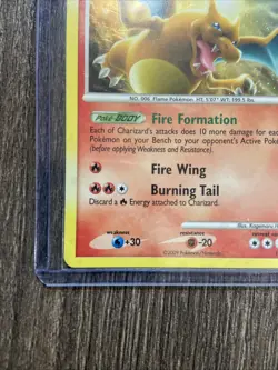 Pokemon TCG Charizard LV.60 Platinum Arceus Holo Rare Card 1/99 - Image 5