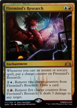 171/259 FIREMIND'S RESEARCH RARE GUILDS OF RAVNICA MTG CARD - Image 1