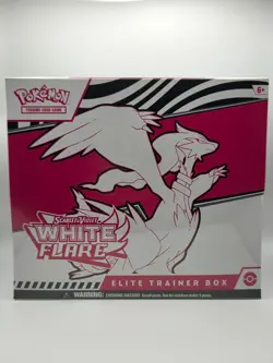 2025 Pokemon Scarlet and Violet WHITE FLARE Elite Trainer Box NEW Factory Sealed 196214113619 - Image 1