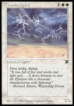 MTG English Thunder Spirit NM Normal Legends - Image 1