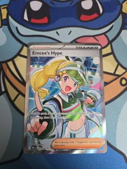 Emcees Hype 220/182 Pokemon Destined Rivals Full Art Trainer - Image 1