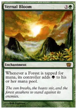 MTG English Vernal Bloom NM Normal 8th Edition - Image 1