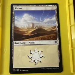 1x - Plains 251/269 - Magic the Gathering MTG Land Khans of Tarkir - Image 1