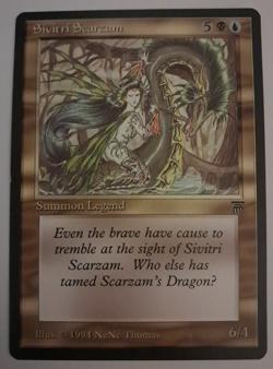 Sivitri Scarzam LP Legends MTG Magic the Gathering - Image 1