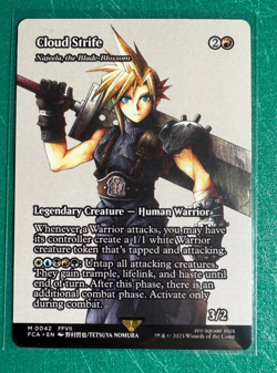 MTG Final Fantasy Mythic - Cloud Strife (Najeela, the Blade-Blossom) FCA#042 - Image 1