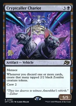 Cryptcaller Chariot - Foil Prerelease Promo DFT LP MTG - Image 1