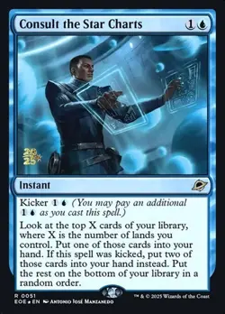 Consult the Star Charts - Foil Prerelease Promo EOE NM MTG - Image 1