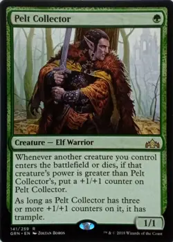 141/259 PELT COLLECTOR RARE GUILDS OF RAVNICA MTG CARD - Image 1