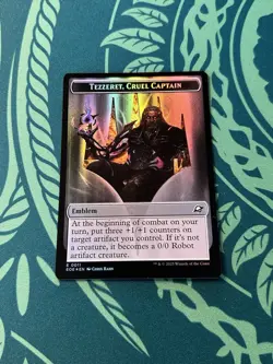 Tezzeret, Cruel Captain 011 Robot 010 Foil Token Edge Of Eternities EOE MTG Magi - Image 1