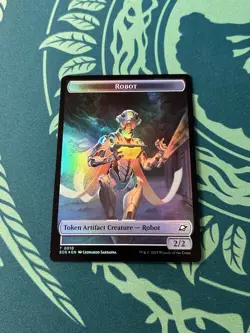 Tezzeret, Cruel Captain 011 Robot 010 Foil Token Edge Of Eternities EOE MTG Magi - Image 2