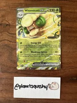 Pokemon TCG - Whimsicott ex 005/086 5 - Double Rare - White Flare - NM - Image 1