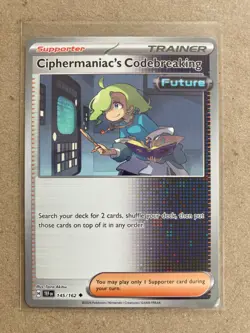 Pokemon Temporal Forces - CIPHERMANIAC'S CODEBREAKING #145 (REGULAR) - Mint - Image 1