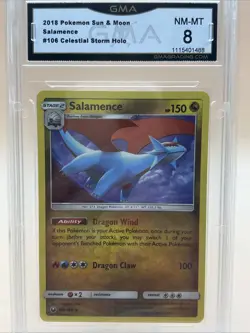 GMA 8 Salamanca 2018 Pokemon Sun & Moon NM-MT #106 Celestial Storm Holo - Image 1