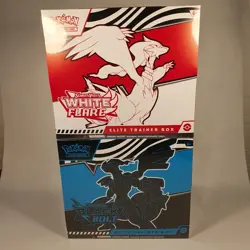 Pokemon TCG Scarlet & Violet Black Bolt & White Flare Elite Trainer Box IN HAND - Image 2