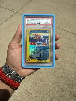 Magikarp 118/165 Expedition Base Set Reverse Holo Tomokazu Komia Auto Pokemon - Image 1