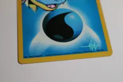 Pokemon TCG Base Set Unlimited Water Energy with Blastoise Sketch by Creees Lee - Image 2