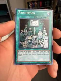 Prohibition LCYW-EN267 1st Edition Secret Rare Yugioh - Image 1