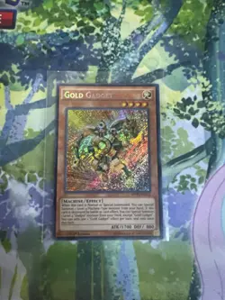 Yugioh Gold Gadget MVP1-ENS18 Secret Rare 1st Edition Near Mint - Image 1