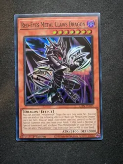 Red-Eyes Metal Claws Dragon (ALIN-EN025) - Super Rare - Alliance Insight YuGiOh - Image 1