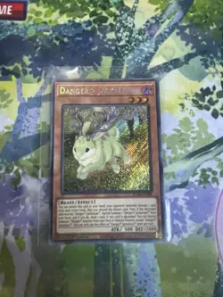 *** DANGER!U JACKALOPE *** 1ST EDITION SECRET RARE BLAR-EN088 YUGIOH! - Image 1