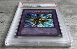 Yugioh Card Gaia The Dragon Champion Reverse Holo Error PSA 9 Mint, LOB-125 2002 - Image 3