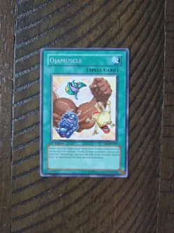 OJAMUSCLE SPELL CARD 1ST EDITION DP2-EN021 RARE YUGIOH LP / MP - Image 1