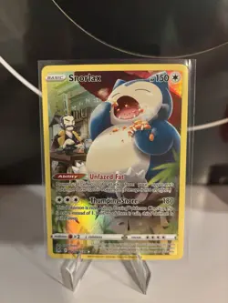 Pokemon TCG Snorlax Lost Origin Trainer Gallery Holo Ultra Rare Card TG10/TG30 - Image 1