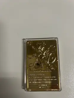 Pokemon 23K Gold Plated Mewtwo Trading Card - Image 3