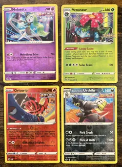 Pokemon 4 Card lot All Holo or Reverse Holo (see photos) - Image 1