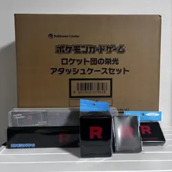 Pokemon Card Booster Box Team Rocket’s Glory Attache Case Peripheral Goods 6 set - Image 1