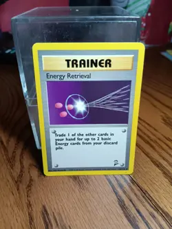 Energy Retrieval 110/130 - Base set 2 - Pokemon card - 1999 - MP - Image 1