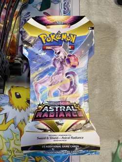 Pokemon "Astral Radiance" 10-Card Sealed Sleeved Booster - Image 1