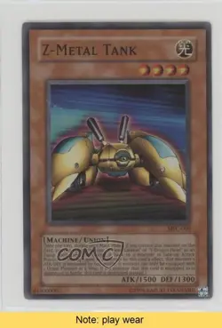 Z-Metal Tank Unlimited YuGiOh Magician's Force #MFC-006 2003 READ u3f - Image 1