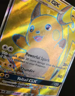Raichu GX SM90 Pokemon Sun & Moon Promo Ultra Rare Card LP/MP - Image 2