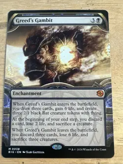 Greed's Gambit SHOWCASE, The Big Score, MTG NM/M - Image 1