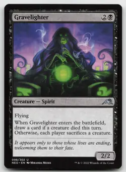 MTG Gravelighter U Kamigawa: Neon Dynasty 98 LP - Image 1