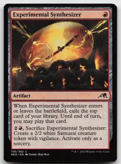 MTG Experimental Synthesizer C Kamigawa: Neon Dynasty 138 LP - Image 1