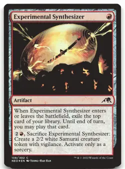 MTG Experimental Synthesizer C Kamigawa: Neon Dynasty 138 LP - Image 1