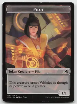 MTG Pilot Token T Kamigawa: Neon Dynasty 1 LP - Image 1