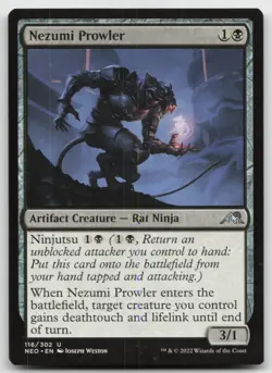 MTG Nezumi Prowler U Kamigawa: Neon Dynasty 116 LP - Image 1