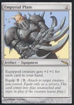 Empyrial Plate - Light Play MTG Mirrodin - Image 1