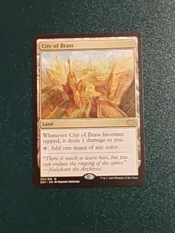 1 x City of Brass - Double Masters 2022 - NM-Mint - MTG - Image 1