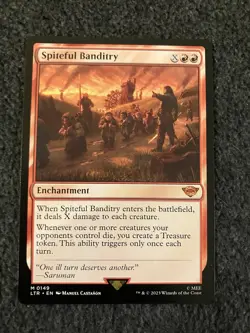 Magic The Gathering MTG - Spiteful Banditry - LTR - Image 1
