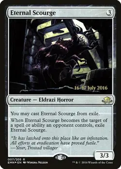 Eternal Scourge - Foil Prerelease Promo Eldritch Moon LP MTG - Image 1