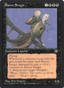 MTG - Baron Sengir - Homelands - Image 1