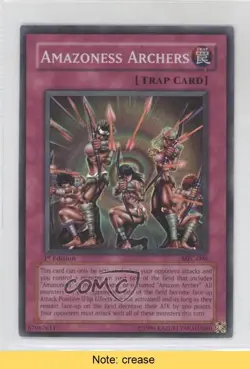 Amazoness Archers 1st Ed. YuGiOh Magician's Force #MFC-096 2003 READ 0l2 - Image 1